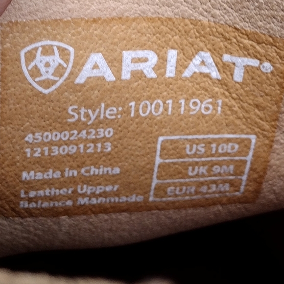 Ariat 4LR Gleeson Suede Leather Driving Moccasin Slip On Loafers Size 10D - Picture 11 of 12